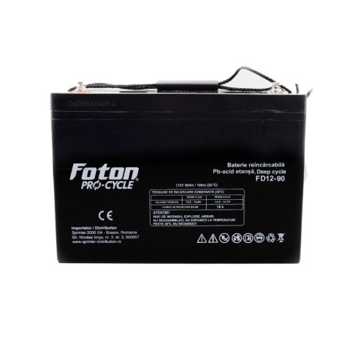 Foton Pro-Cycle lead-acid battery.